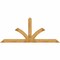 Ekena Millwork Richland Rough Sawn Timber Gable Bracket, Western Red Cedar, 108"W x 45"H x 6"D x 6"F, 10/12 Pitch GBW108X45X0606RIC00RWR - alternate 1